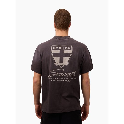 St Kilda Saints Sun Bleached Vintage Tee 