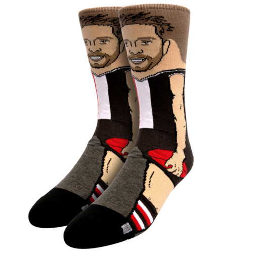 St Kilda Saints Jack Steven Youths Nerd Socks