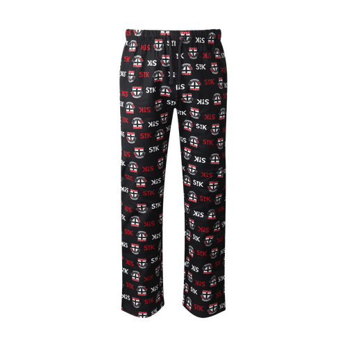 St Kilda Saints Mens Flannelette Sleep Pants Members Only