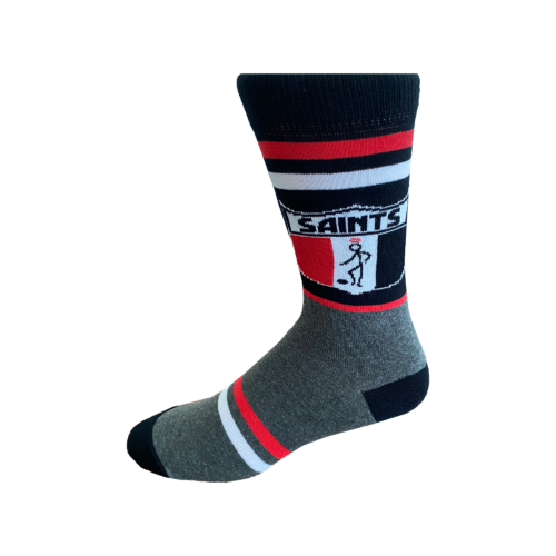 St Kilda Saints Retro Shield Mens Socks