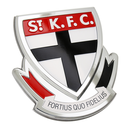 St Kilda Saints 3D Chrome Supporter Emblem