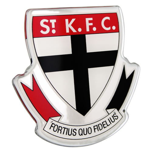 St Kilda Saints Lensed Chrome Supporter Logo