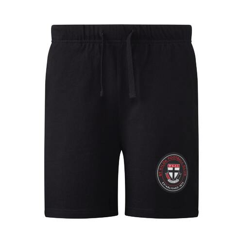 St Kilda Saints Youths Cotton Logo Shorts