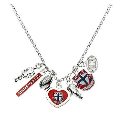 St Kilda Saints Charm Pendant Necklace