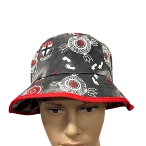 St Kilda Saints Adults Indigenous Bucket Hat