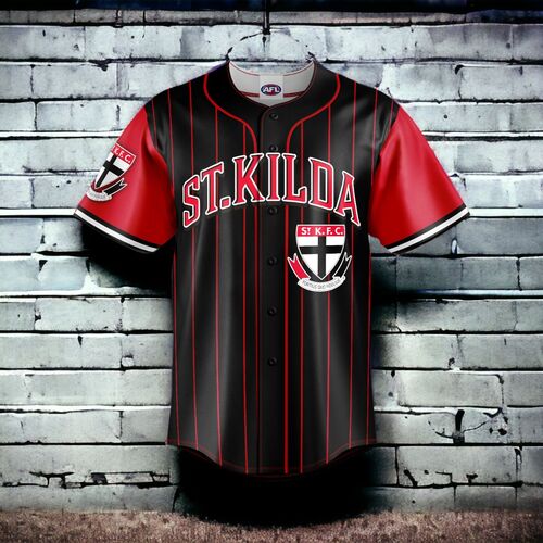 St Kilda Saints Slugger Baseball Shirts