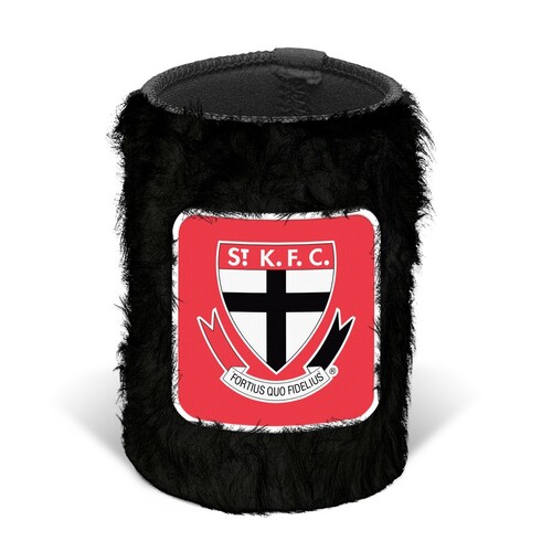 St Kilda Saints Fluffy Stubby Holder