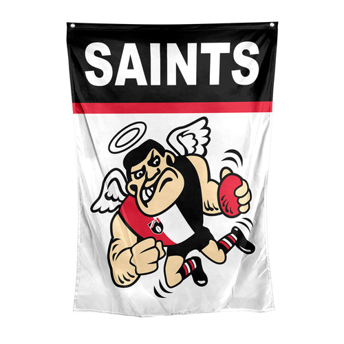St Kilda Saints Retro Wall Flag
