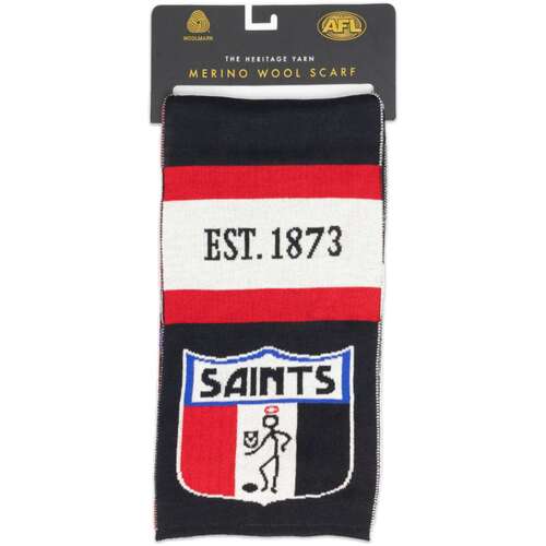 St Kilda Saints Merino Wool Throwback Scarf
