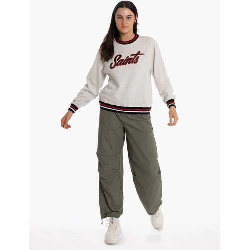 St Kilda Saints Womens Script Crew Top