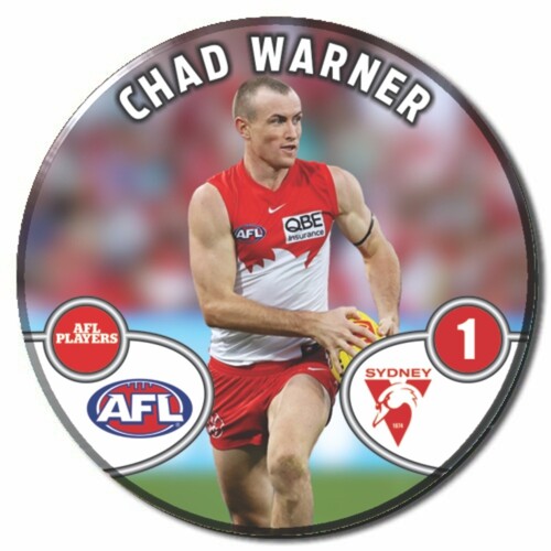 Sydney Swans 2026 Player Action Badge - WARNER