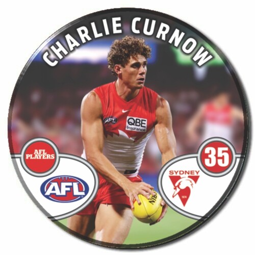 Sydney Swans 2026 Player Action Badge - CURNOW