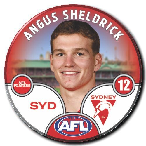Sydney Swans 2025 Player Pin Badge - SHELDRICK