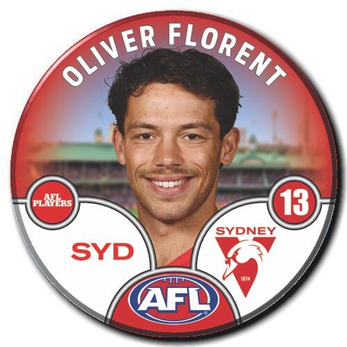 Sydney Swans 2025 Player Pin Badge - FLORENT