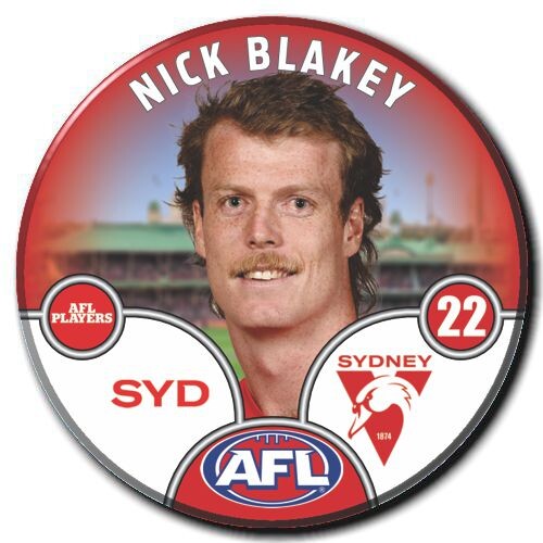 Sydney Swans 2025 Player Pin Badge - BLAKEY