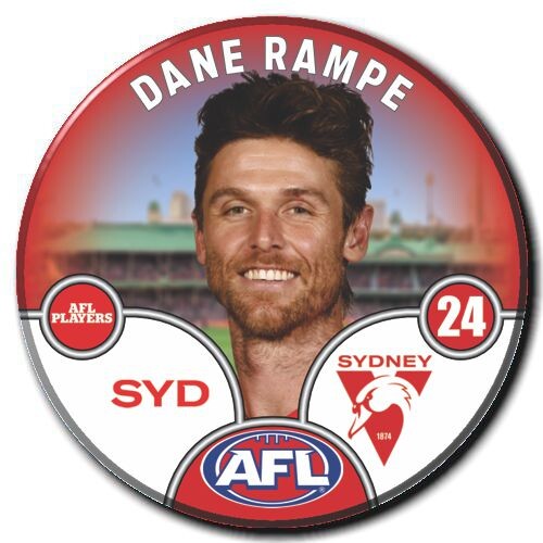 Sydney Swans 2025 Player Pin Badge - RAMPE
