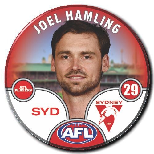 Sydney Swans 2025 Player Pin Badge - HAMLING