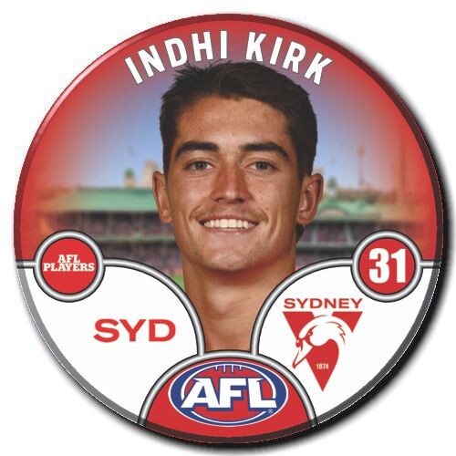 Sydney Swans 2025 Player Pin Badge - KIRK