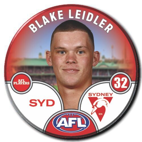 Sydney Swans 2025 Player Pin Badge - LEIDLER