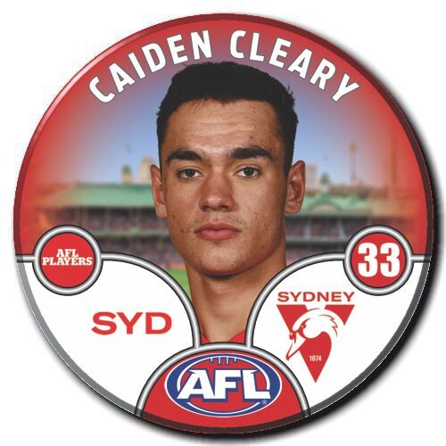 Sydney Swans 2025 Player Pin Badge - CLEARY