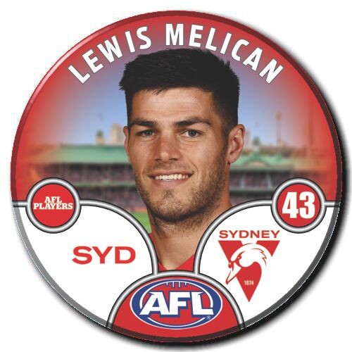 Sydney Swans 2025 Player Pin Badge - MELICAN