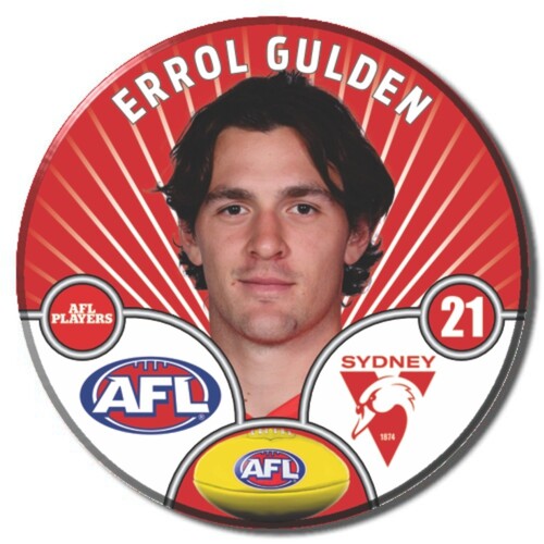 Sydney Swans 2026 Player Pin Badge - GULDEN