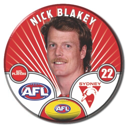 Sydney Swans 2026 Player Pin Badge - BLAKEY