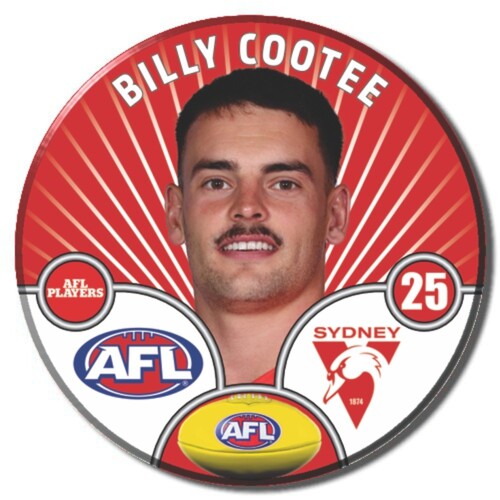 Sydney Swans 2026 Player Pin Badge - COOTEE