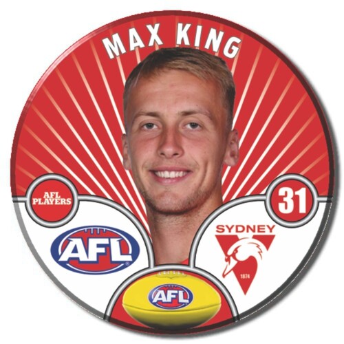 Sydney Swans 2026 Player Pin Badge - KING