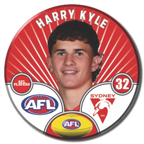 Sydney Swans 2026 Player Pin Badge - KYLE