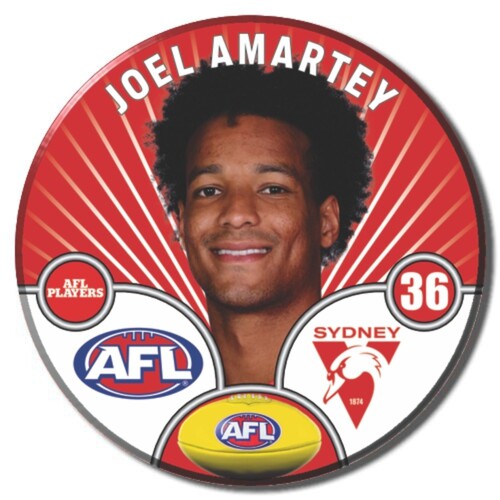 Sydney Swans 2026 Player Pin Badge - AMARTEY