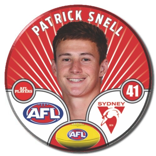 Sydney Swans 2026 Player Pin Badge - SNELL