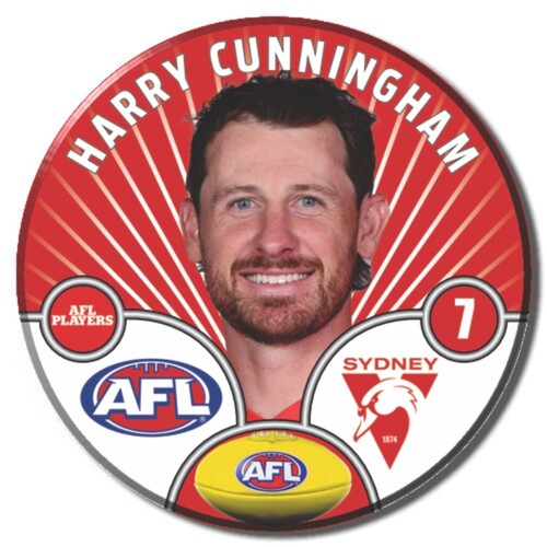 Sydney Swans 2026 Player Pin Badge - CUNNINGHAM