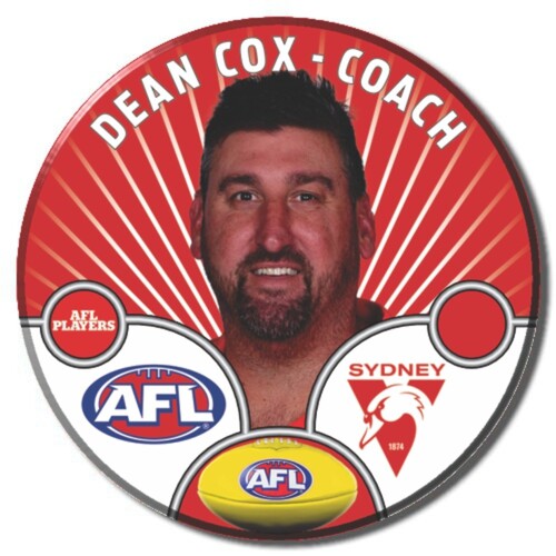 Sydney Swans 2026 Coach Pin Badge - COX
