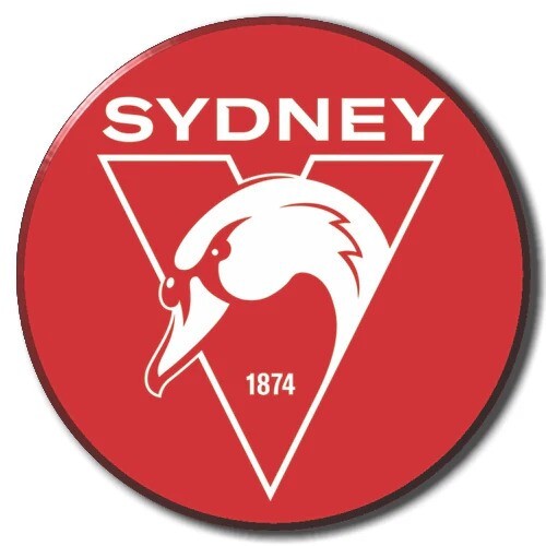 Sydney Swans 2026 Metal Pin Badge - LOGO