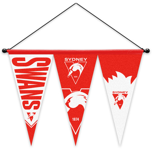 Sydney Swans Set of 3 Pennants