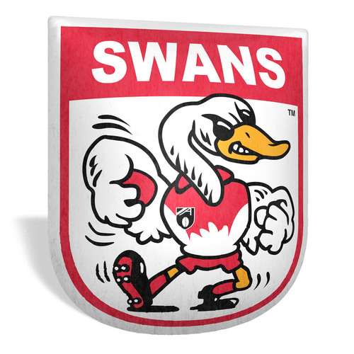 Sydney Swans Retro Mascot Cushion