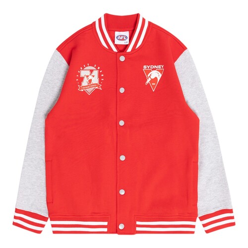 Sydney Swans Youths Varsity Fleece Jacket