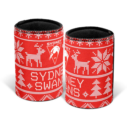 Sydney Swans Xmas Stubby Holder