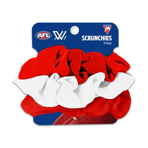 Sydney Swans Scrunchie 3 pack