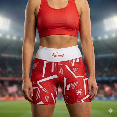Sydney Swans Womens Voltra Exercise Shorts 