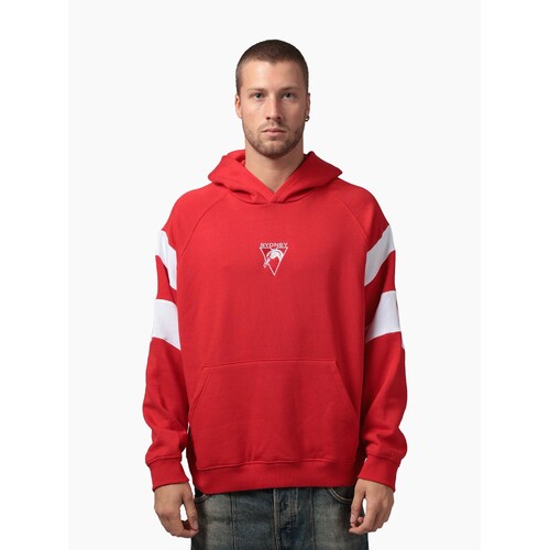 Sydney Swans Unisex Box Fit Fleece Hood 