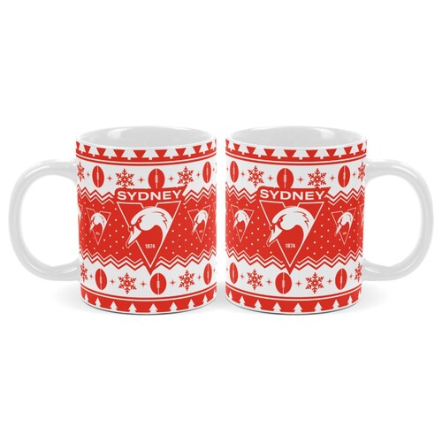 Sydney Swans Christmas Coffee Mug