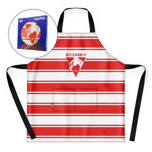 Sydney Swans Snagged BBQ Apron