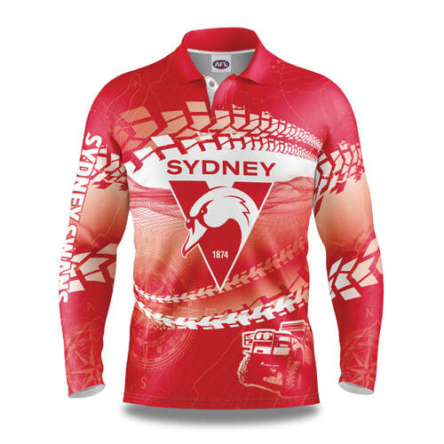 Sydney Swans Trax Off-Road Camping Shirt