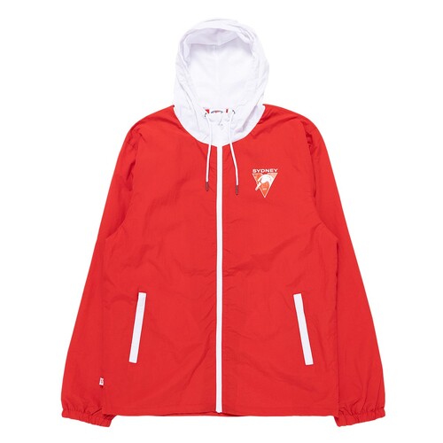Sydney Swans Mens Windbreaker Zip Jacket