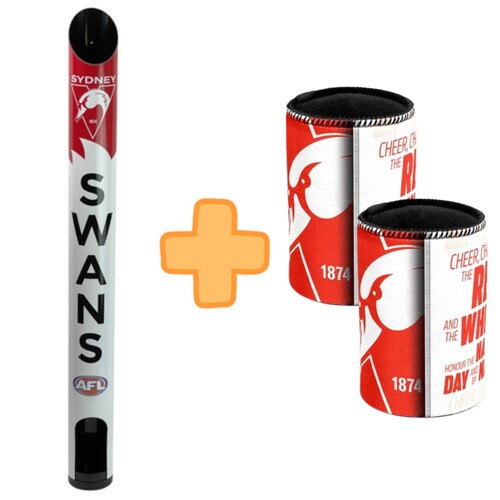 Sydney Swans Stubby Holder Dispenser Bonus Pack