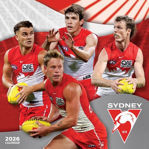 Sydney Swans 2026 AFL Calendar