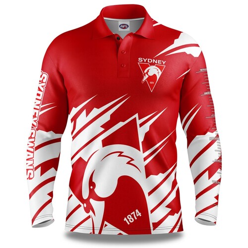 Sydney Swans Ignition Adults Fishing Shirt
