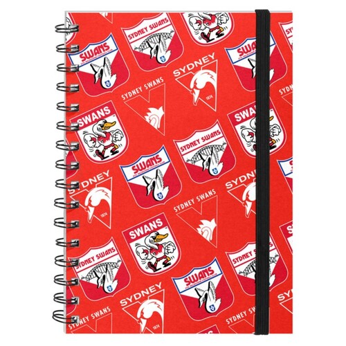Sydney Swans Retro Hard Cover Notebook
